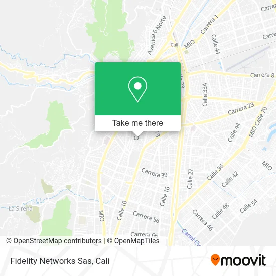 Fidelity Networks Sas map