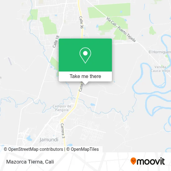 Mazorca Tierna map