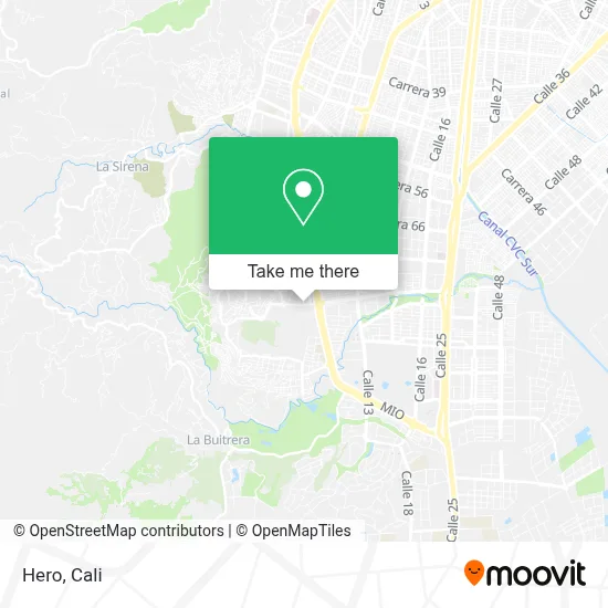 Hero map