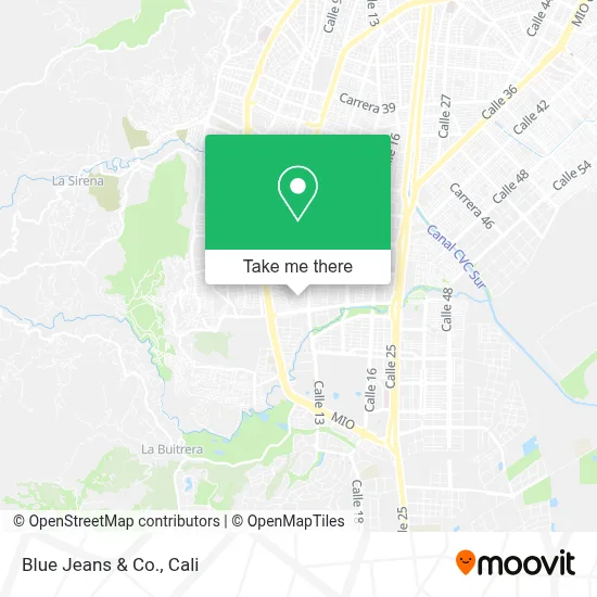 Blue Jeans & Co. map