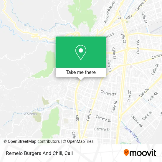 Remelo Burgers And Chill map