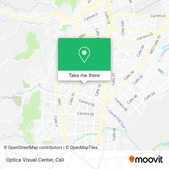 Optica Visual Center map