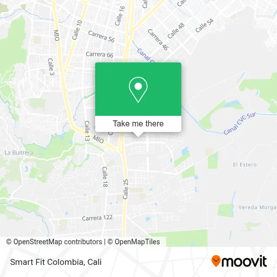 Smart Fit Colombia map
