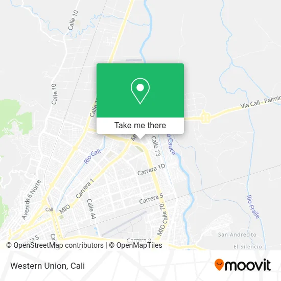 Western Union map