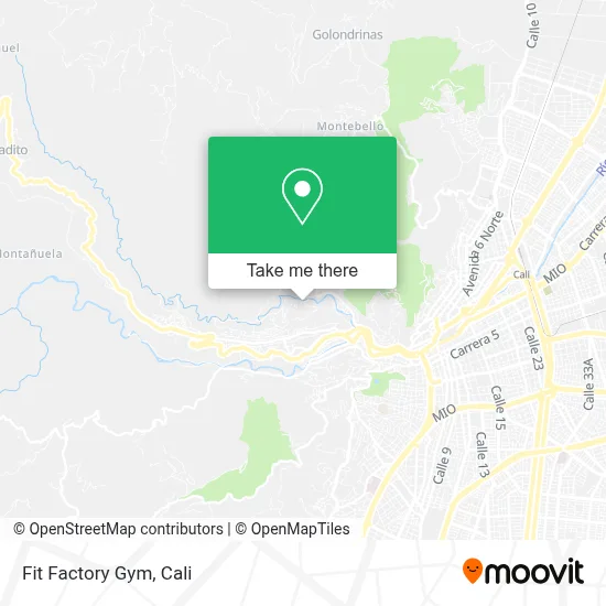 Fit Factory Gym map