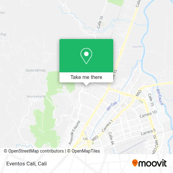 Eventos Cali map