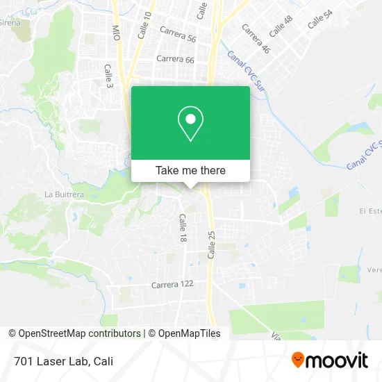 701 Laser Lab map