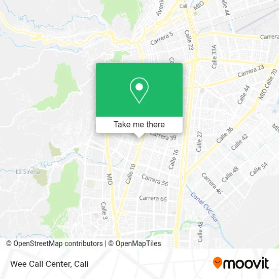 Wee Call Center map