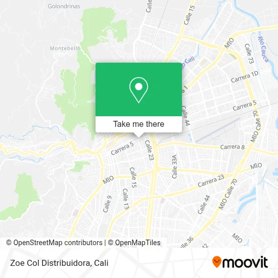 Zoe Col Distribuidora map