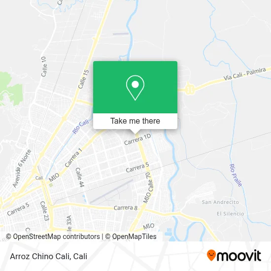 Arroz Chino Cali map