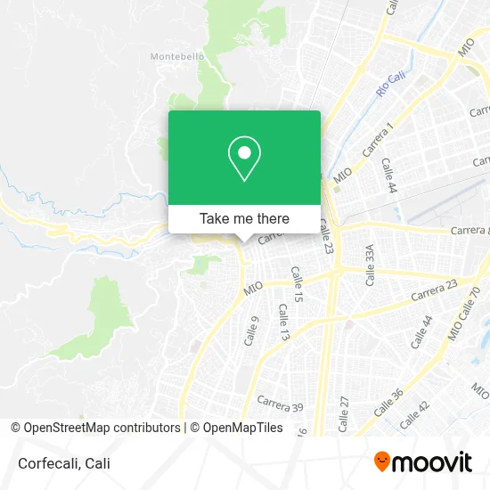 Corfecali map
