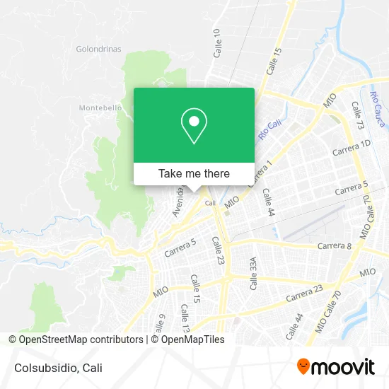 Colsubsidio map