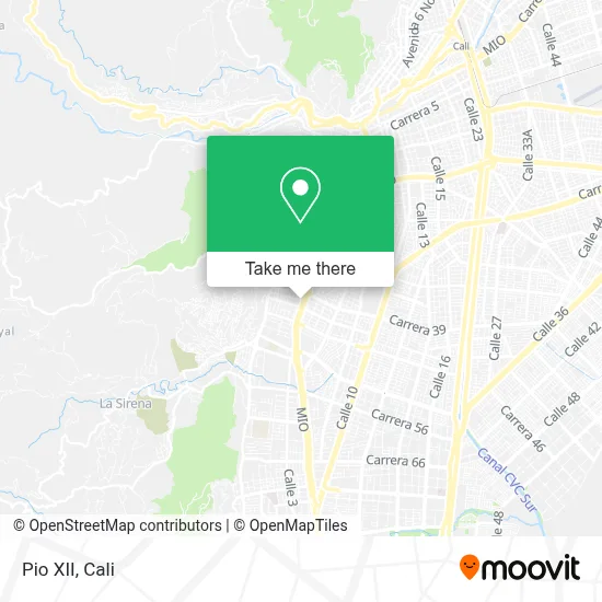 Pio XII map