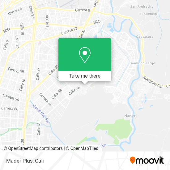 Mader Plus map