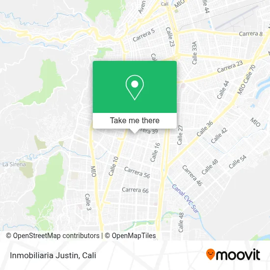 Inmobiliaria Justin map