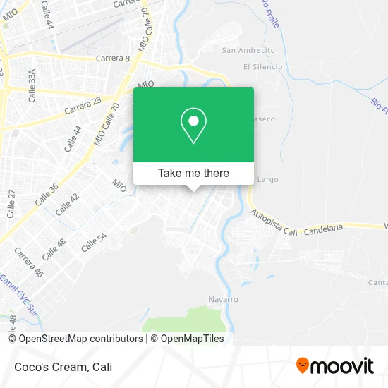 Coco's Cream map