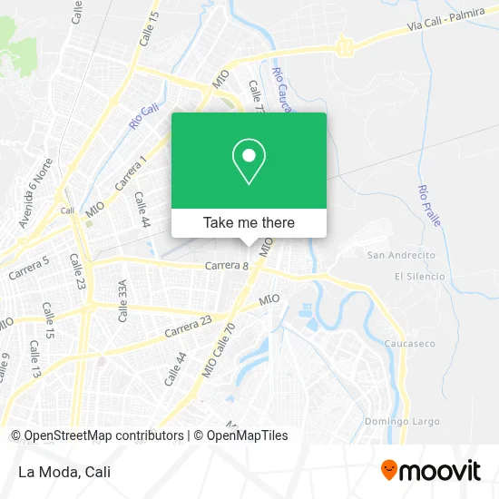 La Moda map