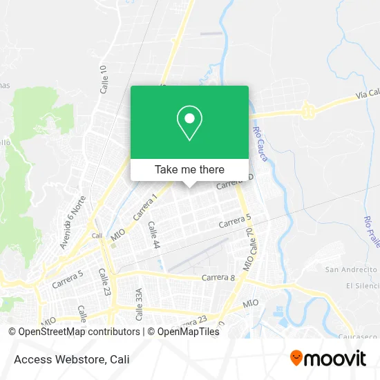 Access Webstore map