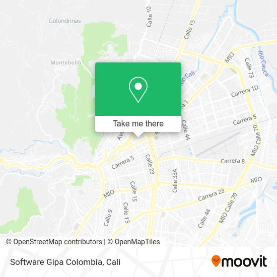 Software Gipa Colombia map