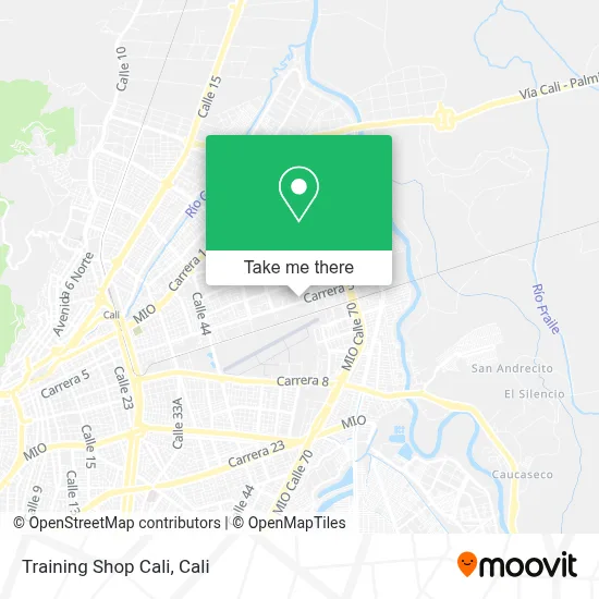 Training Shop Cali map