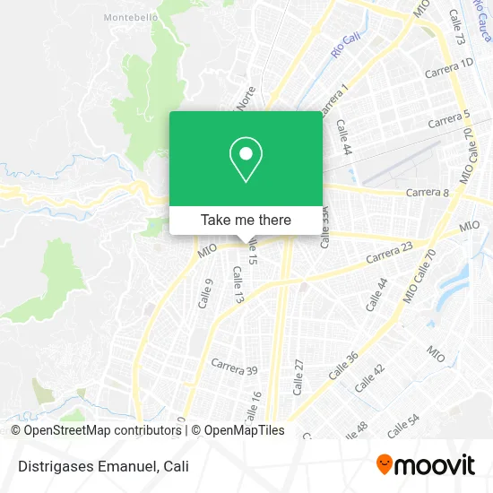 Distrigases Emanuel map