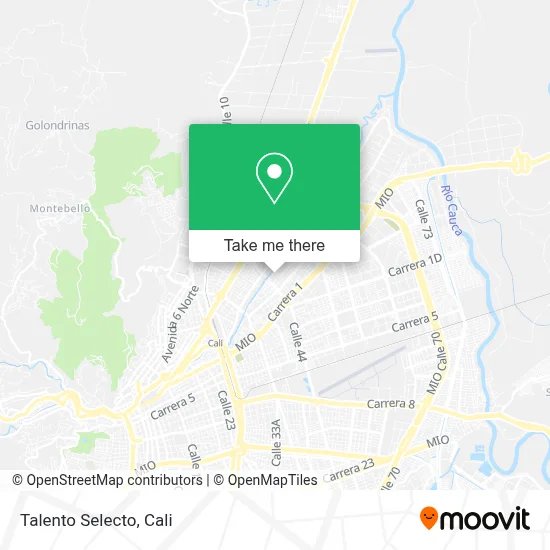 Talento Selecto map