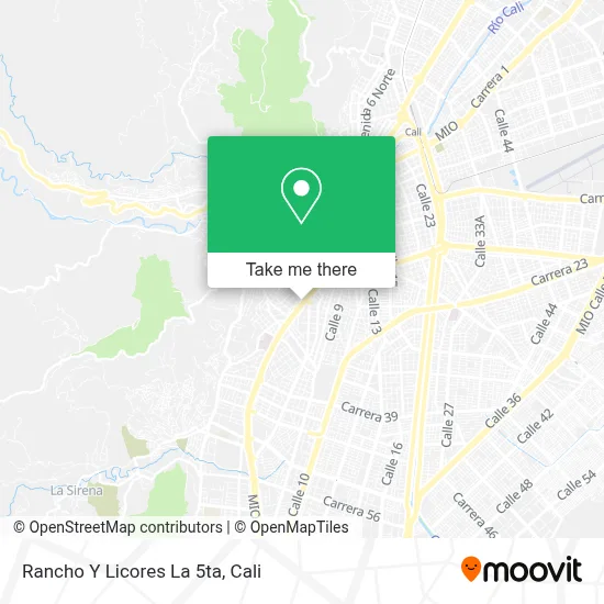 Rancho Y Licores La 5ta map
