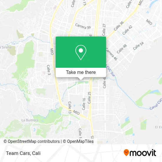 Team Cars map