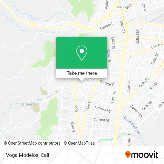Voga Modelos map