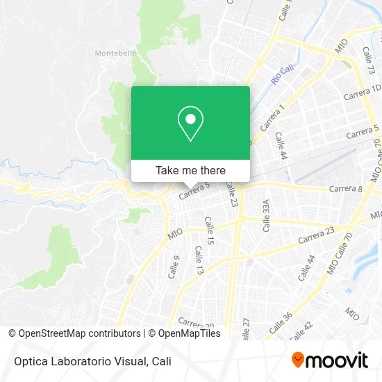 Optica Laboratorio Visual map