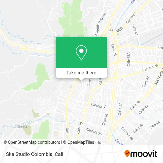 Ska Studio Colombia map