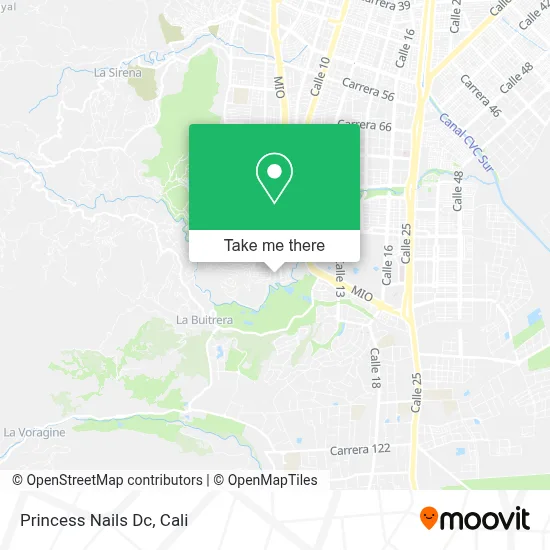 Princess Nails Dc map