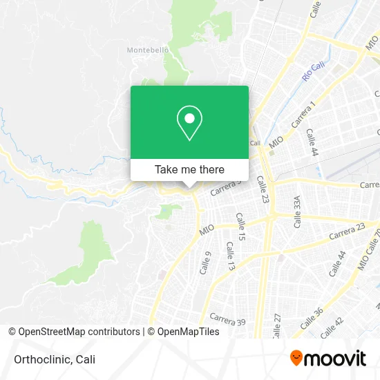 Orthoclinic map