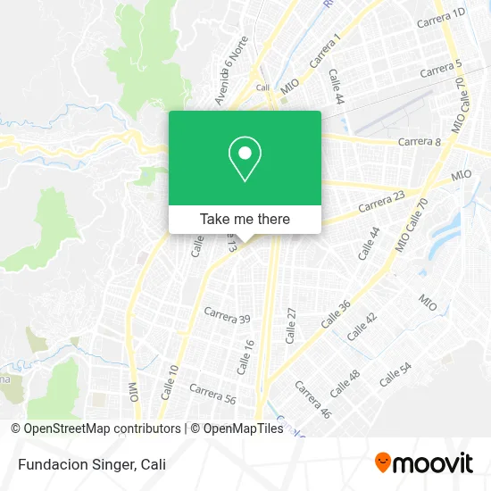 Fundacion Singer map