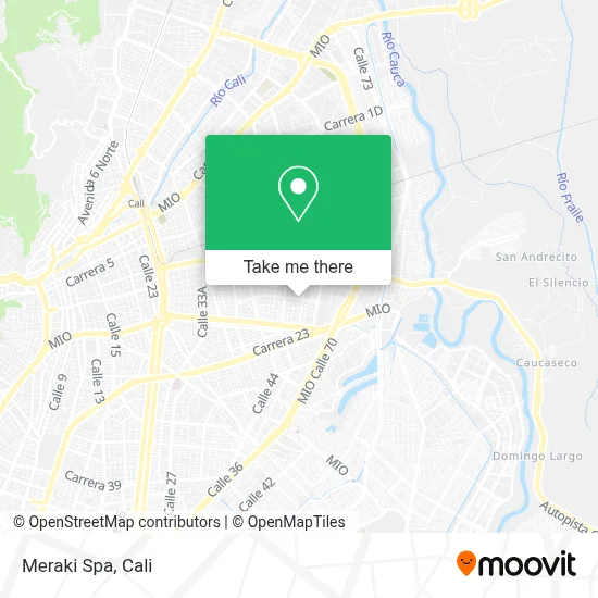 Meraki Spa map