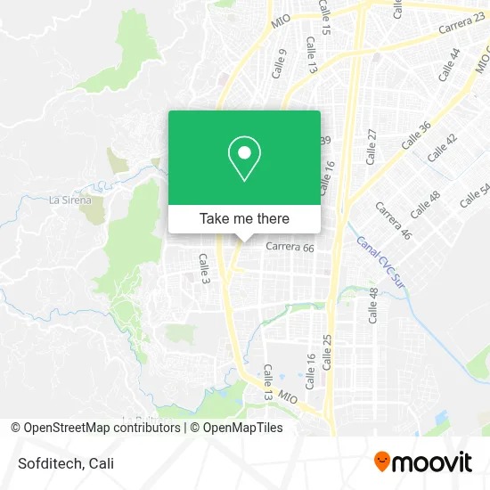 Sofditech map