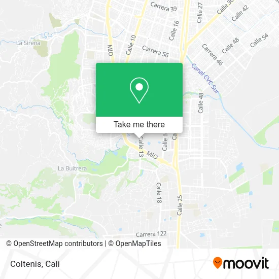 Coltenis map