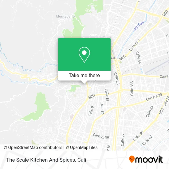 The Scale Kitchen And Spices map