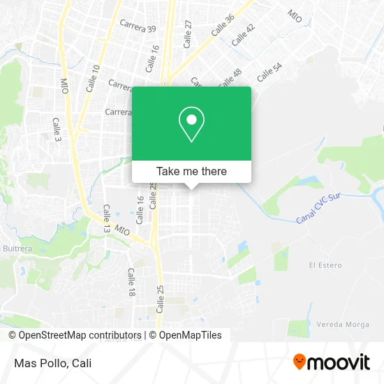 Mas Pollo map