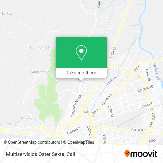 Multiservicios Oster Sexta map