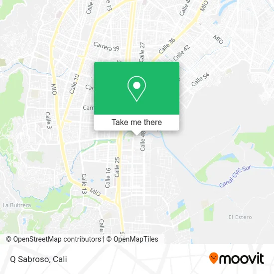 Q Sabroso map