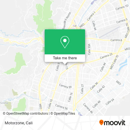 Motorzone map