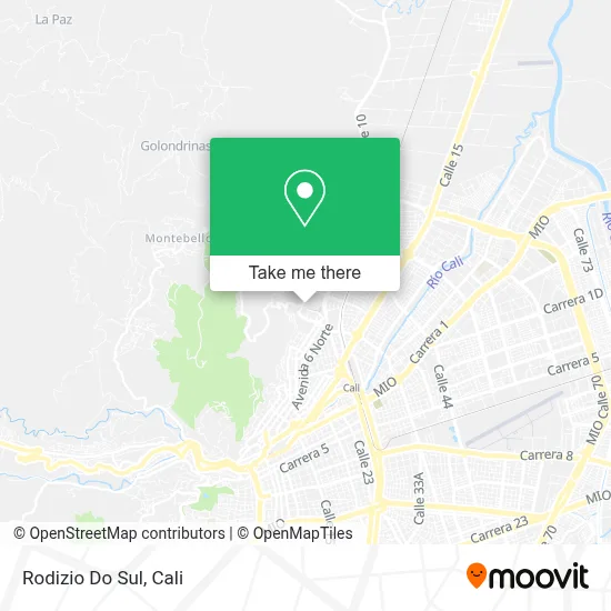 Rodizio Do Sul map