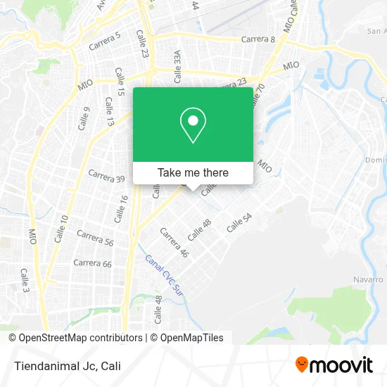 Tiendanimal Jc map