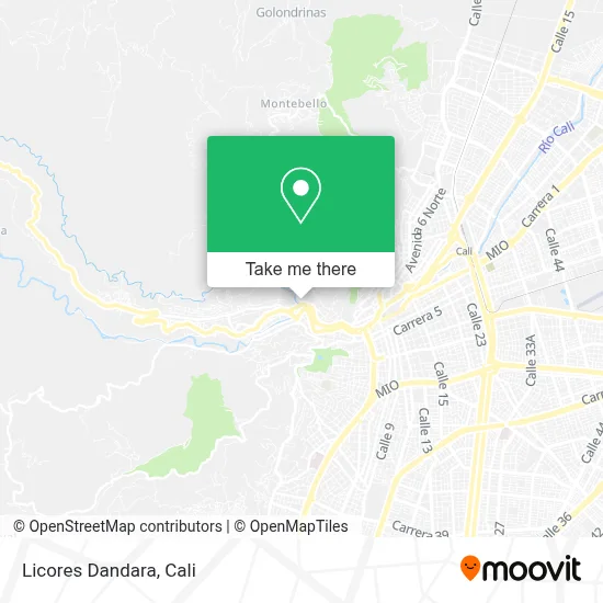 Licores Dandara map