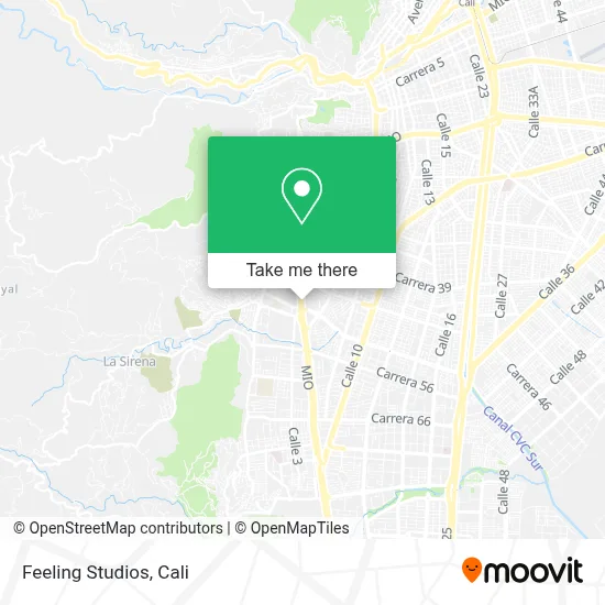 Feeling Studios map