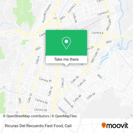 Ricuras Del Recuerdo Fast Food map