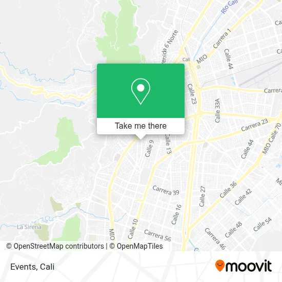 Events map