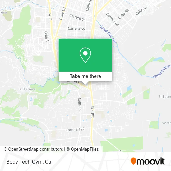Body Tech Gym map