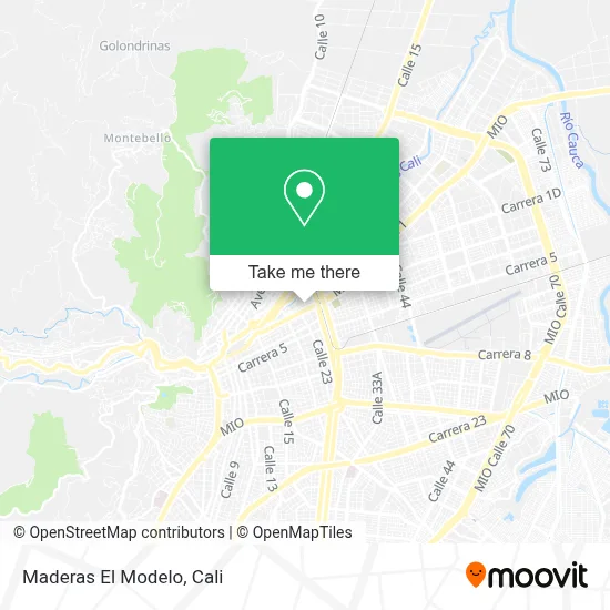Maderas El Modelo map